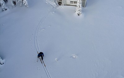 Vitbergsstugan skidåkare